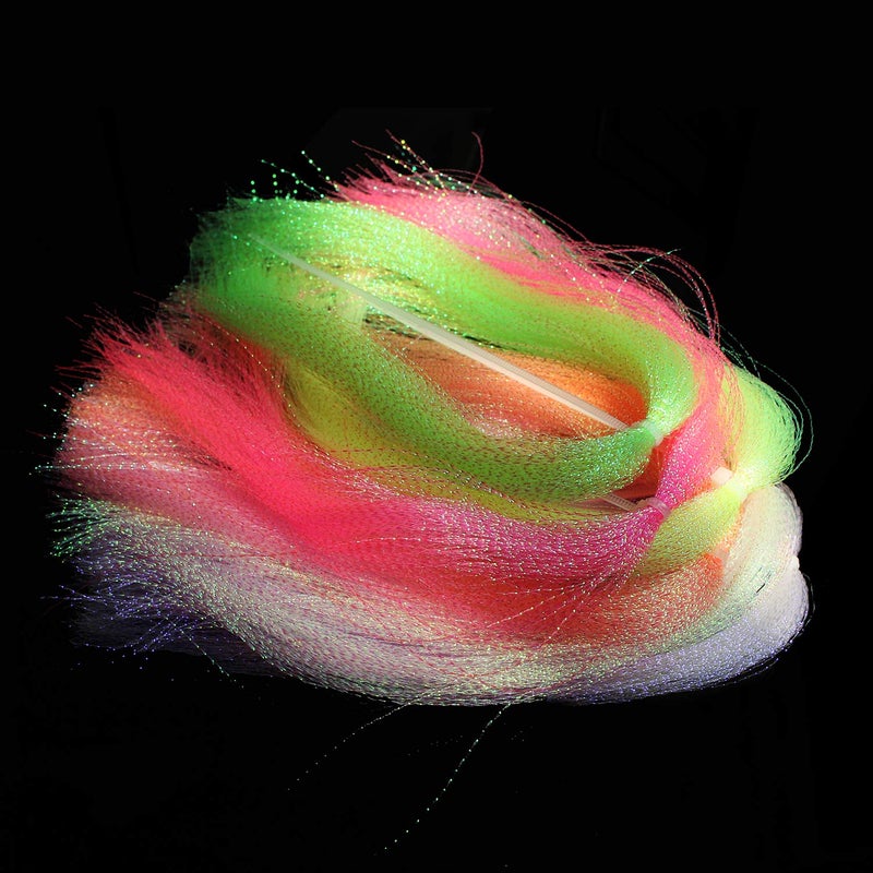 Tigofly 14 Packs 7 Colors UV Crystal Flash Holographic Tinsel Krystal Twisted Flashabou Sparkle Streamer Fly Tying Materials - Image 4